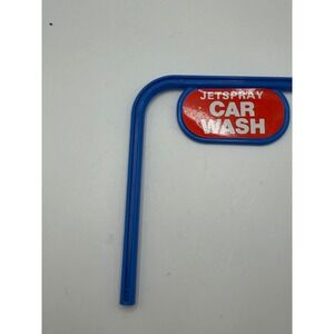 Vintage Jet Spray Car Wash Sign Replacement Blue Red